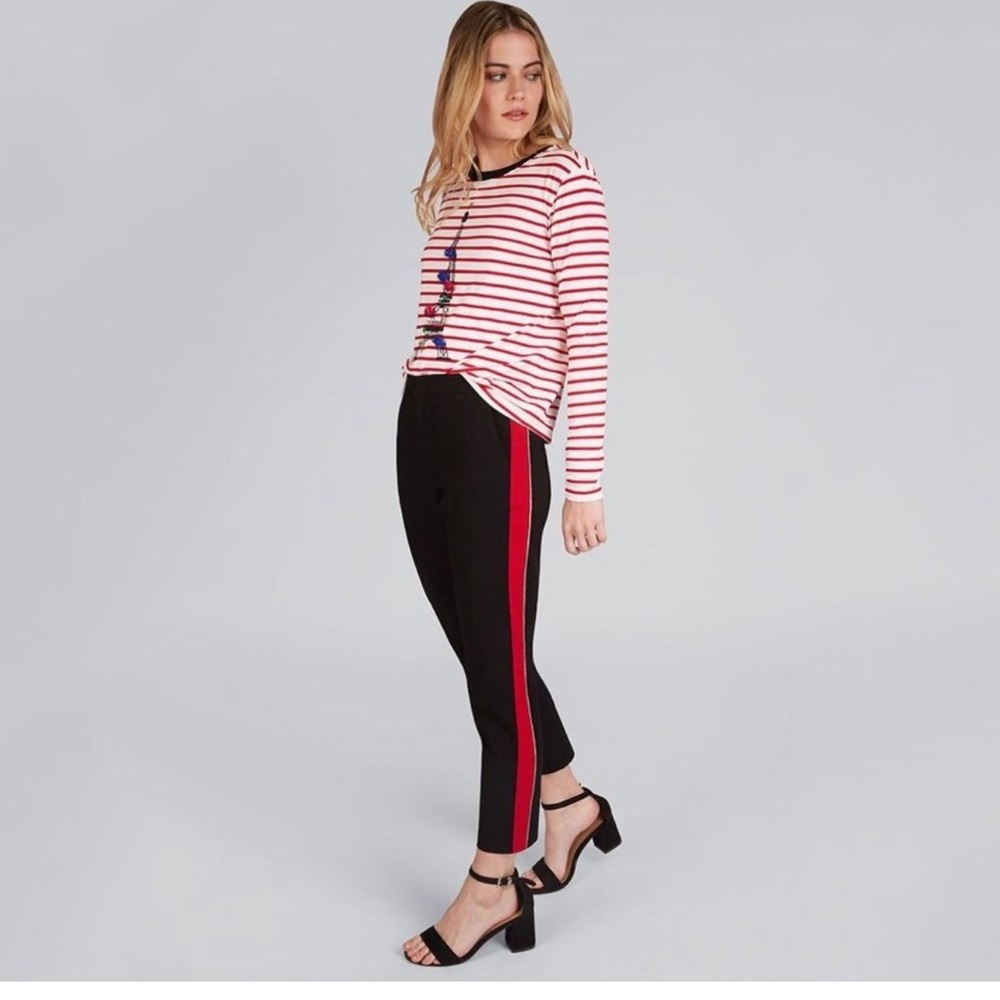 Louche Floyd Pant with red stripe